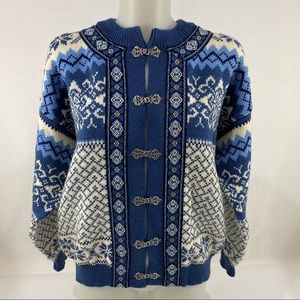 Nordstrikk fair isle Nordic cardigan